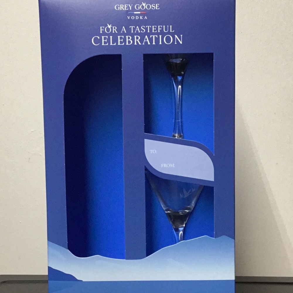 New Grey Goose Martini Cocktails Glasses